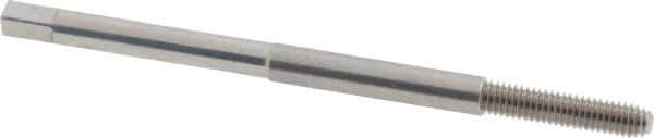 Balax - M4x0.70 Metric Coarse D7 Bright Finish High Speed Steel Thread Forming Extension Tap - Bottoming Chamfer, 3" OAL, 3/4" Thread Length, 6H Class of Fit - Exact Tool & Supply