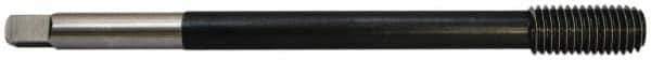 Balax - M12x1.75 Metric Coarse D12 Bright Finish High Speed Steel Thread Forming Extension Tap - Bottoming Chamfer, 4" OAL, 1" Thread Length, 6H Class of Fit - Exact Tool & Supply