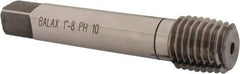 Balax - 1-8 UNC H10 Thread Limit Plug Thread Forming Tap - High Speed Steel, Bright Finish, 5-1/8" OAL, 1" Thread Length, Right Hand Thread, Series BXP - Exact Tool & Supply