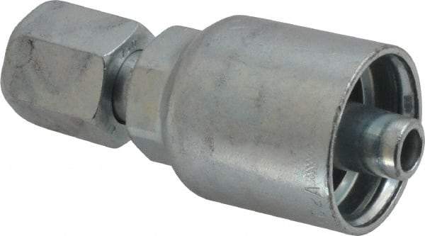 Parker - 3/8 Thread Hydraulic Hose Fitting - -6 Hose Size, 3/8" Hose Diam - Exact Tool & Supply