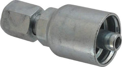 Parker - 3/8 Thread Hydraulic Hose Fitting - -6 Hose Size, 3/8" Hose Diam - Exact Tool & Supply