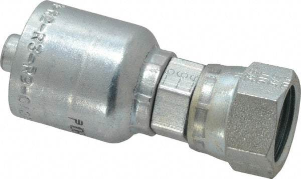 Parker - 1/2 Thread Hydraulic Hose Fitting - -6 Hose Size, 3/8" Hose Diam - Exact Tool & Supply