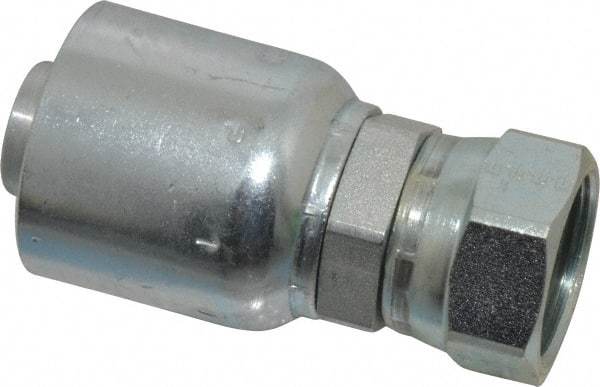 Parker - 1 Thread Hydraulic Hose Fitting - -16 Hose Size, 1" Hose Diam - Exact Tool & Supply