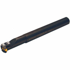 Tool-Flo - SI-CDHOR, Internal, Right Hand, 0.57" Max Depth of Cut, Indexable Grooving Tool Holder - V120 Insert Compatibility, 2-1/2" Shank Width, 16" OAL - Exact Tool & Supply