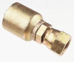 Parker - 1/2 Thread Hydraulic Hose Fitting - -8 Hose Size, 1/2" Hose Diam - Exact Tool & Supply