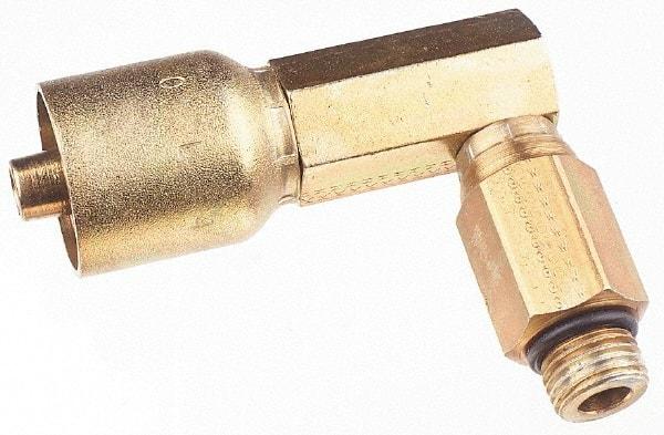 Parker - 3/4 Thread Hydraulic Hose Fitting - -12 Hose Size, 3/4" Hose Diam - Exact Tool & Supply