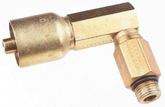 Parker - 3/4 Thread Hydraulic Hose Fitting - -12 Hose Size, 3/4" Hose Diam - Exact Tool & Supply