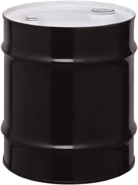 Made in USA - 10 Gallon Cylindrical Carbon Steel Tight Head Drum - 17" High x 14" Diam - Exact Tool & Supply