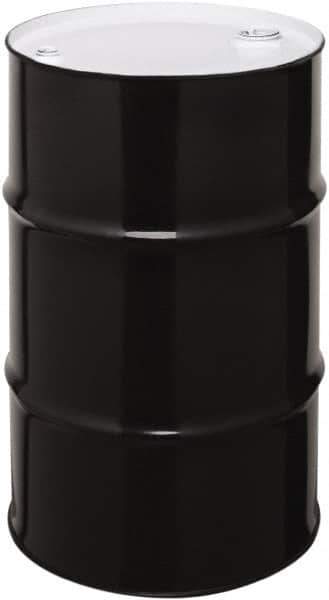 Made in USA - 55 Gallon Cylindrical Carbon Steel Tight Head Drum - 33" High x 22-1/2" Diam - Exact Tool & Supply