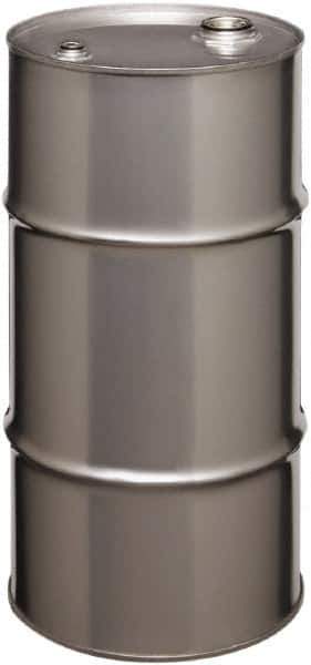 Made in USA - 16 Gallon Cylindrical Stainless Steel Tight Head Drum - 27" High x 14" Diam - Exact Tool & Supply