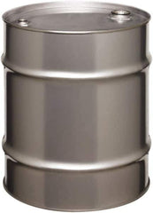 Made in USA - 20 Gallon Cylindrical Stainless Steel Tight Head Drum - 19-1/4" High x 18-1/4" Diam - Exact Tool & Supply