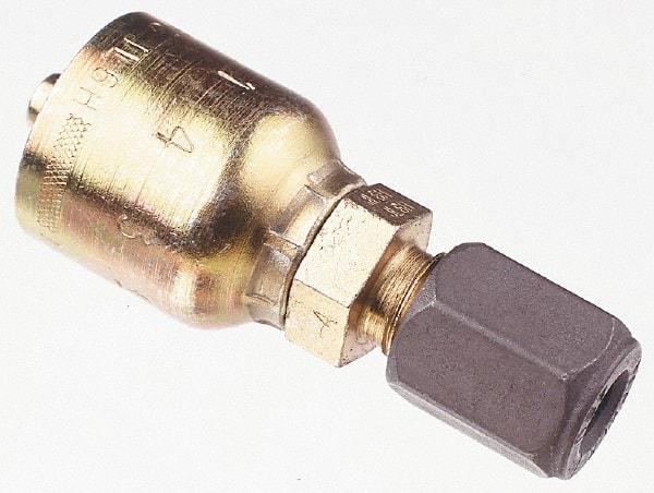 Parker - 3/4 Thread Hydraulic Hose Fitting - -12 Hose Size, 3/4" Hose Diam - Exact Tool & Supply