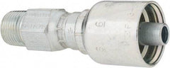 Parker - 3/8 Thread Hydraulic Hose Fitting - -6 Hose Size, 3/8" Hose Diam - Exact Tool & Supply