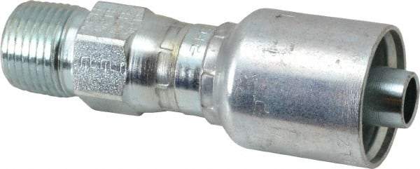 Parker - 1/2 Thread Hydraulic Hose Fitting - -8 Hose Size, 1/2" Hose Diam - Exact Tool & Supply