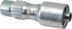 Parker - 1/2 Thread Hydraulic Hose Fitting - -8 Hose Size, 1/2" Hose Diam - Exact Tool & Supply