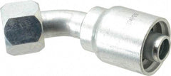 Parker - 3/4 Thread Hydraulic Hose Fitting - -12 Hose Size, 3/4" Hose Diam - Exact Tool & Supply