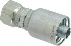 Parker - 1/2 Thread Hydraulic Hose Fitting - -8 Hose Size, 1/2" Hose Diam - Exact Tool & Supply