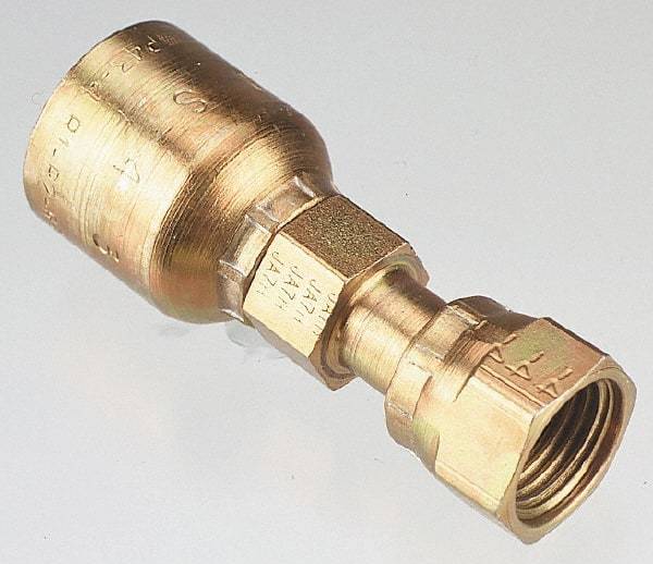 Parker - 1 Thread Hydraulic Hose Fitting - -16 Hose Size, 1" Hose Diam - Exact Tool & Supply
