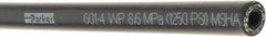 Parker - -4 Hose Size, 1/4" ID, 1,250 psi Work Pressure Hydraulic Hose - 3" Radius, Synthetic Rubber, -40°F to 257°F - Exact Tool & Supply