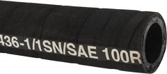 Parker - -20 Hose Size, 1-1/4" ID, 900 psi Work Pressure Hydraulic Hose - Synthetic Rubber, -40°F to 212°F - Exact Tool & Supply