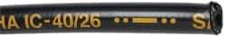 Parker - -4 Hose Size, 1/4" ID, 3,000 psi Work Pressure Hydraulic Hose - 2" Radius, Synthetic Rubber, -40°F to 212°F - Exact Tool & Supply