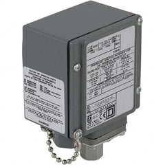 Square D - 4, 13 and 4X NEMA Rated, SPDT, 3 to 150 psi, Electromechanical Pressure and Level Switch - Exact Tool & Supply
