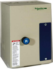 Schneider Electric - 9 Amp, 600 Coil VAC, Nonreversible Enclosed IEC Motor Starter - 1 Phase Hp: 0.3 at 120 VAC, 1 at 240 VAC, 3 Phase Hp: 2 at 208 VAC, 2 at 230 VAC, 5 at 460 VAC, 7.5 at 575 VAC - Exact Tool & Supply