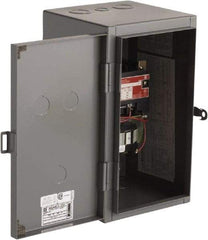 Square D - 1 NEMA Rated, 2 Pole, Mechanically Held Lighting Contactor - 60 A (Tungsten), 110 VAC at 50 Hz, 120 VAC at 60 Hz - Exact Tool & Supply