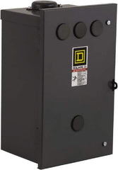 Square D - 3R NEMA Rated, 8 Pole, Electrically Held Lighting Contactor - 20 A (Tungsten), 30 A (Fluorescent), 277 VAC at 60 Hz, 8NO Contact Configuration - Exact Tool & Supply