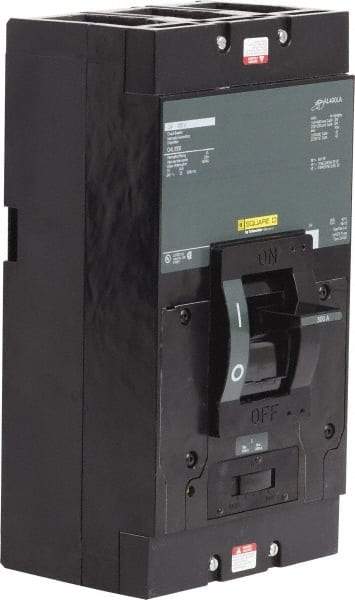 Square D - 300 Amp, 240 V, 3 Pole, Panel Mount Molded Case Circuit Breaker - Thermal Magnetic Trip, 25 kA at 240 VAC Breaking Capacity - Exact Tool & Supply