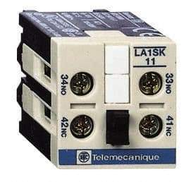 Schneider Electric - Contactor Auxiliary Contact Block - For Use with LC1SK and TeSys SK - Exact Tool & Supply