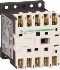 Schneider Electric - 4 Pole, 220 to 230 Coil VAC at 50/60 Hz, 16 Amp at 690 VAC and 20 Amp at 440 VAC, Nonreversible IEC Contactor - BS 5424, CSA, IEC 60947, NF C 63-110, RoHS Compliant, UL Listed, VDE 0660 - Exact Tool & Supply