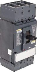 Square D - 600 VAC, 400 Amp, NonAutomatic Molded Case Switch - 3 Pole, 50 kA Interrupting Rating, Line Lug Connection - Exact Tool & Supply