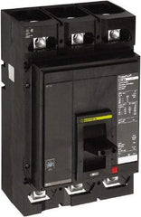 Square D - 450 Amp, 3 Pole, Panel Mount Molded Case Circuit Breaker - Electronic Trip, Multiple Breaking Capacity Ratings - Exact Tool & Supply