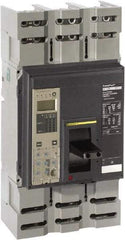 Square D - 1200 Amp, 600 VAC, 3 Pole, Panel Mount Molded Case Circuit Breaker - Electronic Trip, Multiple Breaking Capacity Ratings, 3/0 AWG - Exact Tool & Supply