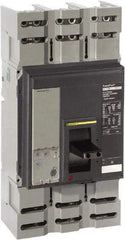 Square D - 1200 Amp, 600 VAC, 3 Pole, Panel Mount Molded Case Circuit Breaker - Electronic Trip, Multiple Breaking Capacity Ratings, 3/0 AWG - Exact Tool & Supply