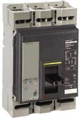 Square D - 800 Amp, 600 VAC, 3 Pole, Panel Mount Molded Case Circuit Breaker - Electronic Trip, Multiple Breaking Capacity Ratings, 3/0 AWG - Exact Tool & Supply