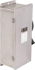 Square D - 100 Amp, 600 VAC/VDC, 3 Pole Nonfused Safety Switch - NEMA 12, 3, 3R, 4 & 4X, 40 hp at 600 VAC, 50 hp at 600 VDC (Single Phase), 100 hp at 600 VAC, 50 hp at 600 VDC (Triple Phase), ST Contact Form - Exact Tool & Supply