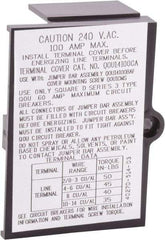Square D - Circuit Breaker Jumper Bar Cover - Use with QOU Circuit Breaker - Exact Tool & Supply