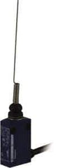 Telemecanique Sensors - DP, NC/NO, 240 VAC, Fixed Cable Terminal, Cat Whisker Actuator, General Purpose Limit Switch - IP65 IPR Rating - Exact Tool & Supply