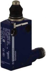 Telemecanique Sensors - SP, NC/NO, 240 VAC, 4 Pin M12 Male Terminal, End Plunger Actuator, General Purpose Limit Switch - IP66, IP67, IP68 IPR Rating - Exact Tool & Supply