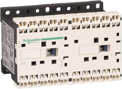 Schneider Electric - 3 Pole, 24 Coil VDC, 16 Amp at 690 VAC, 20 Amp at 440 VAC and 9 Amp at 440 VAC, Reversible IEC Contactor - BS 5424, CSA, IEC 60947, NF C 63-110, RoHS Compliant, UL Listed, VDE 0660 - Exact Tool & Supply