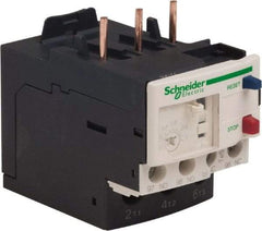 Schneider Electric - 3 Pole, NEMA Size 00-1, 0.63 to 1 Amp, 690 VAC, Thermal NEMA Overload Relay - Trip Class 20, For Use with LC1D09, LC1D12, LC1D18, LC1D25, LC1D32 and LC1D38 - Exact Tool & Supply