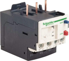Schneider Electric - 3 Pole, NEMA Size 00-1, 1.6 to 2.5 Amp, 690 VAC, Thermal NEMA Overload Relay - Trip Class 20, For Use with LC1D09, LC1D12, LC1D18, LC1D25, LC1D32 and LC1D38 - Exact Tool & Supply