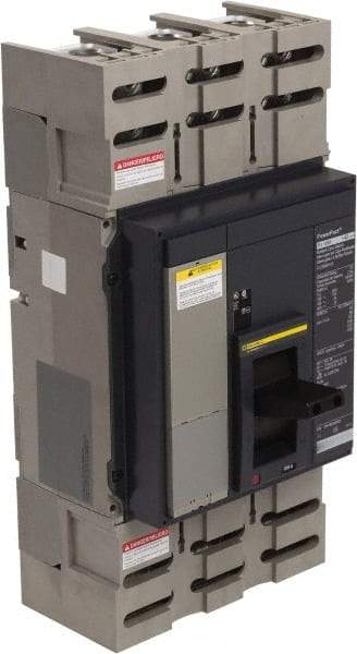 Square D - 1000 Amp, 600 VAC, 3 Pole, Plug In Molded Case Circuit Breaker - Electronic Trip, 3/0 AWG - Exact Tool & Supply