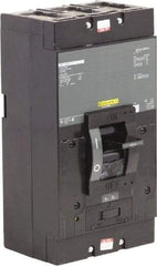 Square D - 400 Amp, 240 V, 3 Pole, Panel Mount Molded Case Circuit Breaker - Thermal Magnetic Trip, 25 kA at 240 VAC Breaking Capacity - Exact Tool & Supply