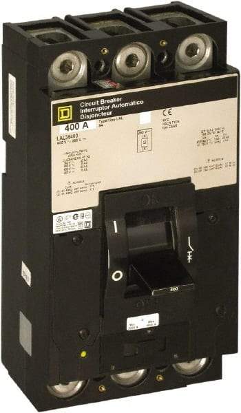Square D - 250 Amp, 600 V, 2 Pole, Free Standing Molded Case Circuit Breaker - Thermal Magnetic Trip, Multiple Breaking Capacity Ratings - Exact Tool & Supply