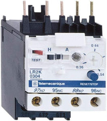 Schneider Electric - 0.36 to 0.54 Amp, 250 VDC, 690 Volt and 690 VAC, Thermal IEC Overload Relay - Trip Class 10A, For Use with LC1K, LC7K, LP1K and LP4K - Exact Tool & Supply