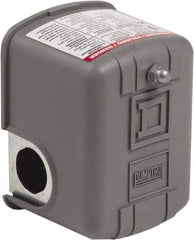 Square D - 1 NEMA Rated, General Purpose Pressure and Level Switch - Fixed Pressure, 575 VAC, Screw Terminal, For Use with Electrically Driven Air Compressors - Exact Tool & Supply