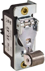 Square D - DPDT, 2NC/2NO, 600 Volt Screw Terminal, Roller Plunger Actuator, General Purpose Limit Switch - 1 NEMA Rating, IP20 IPR Rating, Bracket Mount, 1/2 Lb. Operating Force - Exact Tool & Supply